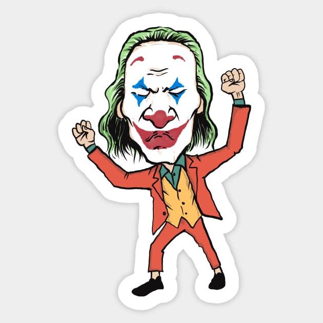 Joker Sticker by Paundra